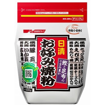 Nisshin Okonomiyaki flour 500g(17.63oz) - Click Image to Close